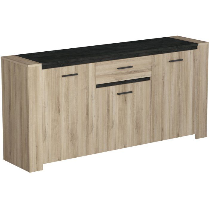 Ensemble table et buffet - SHEFFIELD - Chene Kronberg / Sidewalk - DEMEYERE
