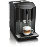 Machine a espresso Auto SIEMENS EQ.300 TI355209RW - Inox foncÈ et noir lustrÈ - 1300 W - 15 bars - 5 boissons