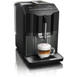 Machine a espresso Auto SIEMENS EQ.300 TI355209RW - Inox foncÈ et noir lustrÈ - 1300 W - 15 bars - 5 boissons