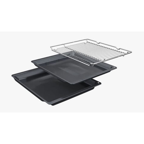 Four ecoclean Softclose - SIEMENS IQ500 - HB557GBS3F - Noir - 7 modes de cuisson - 59,5 x 59,4 x 54,8 cm