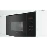 Micro-ondes simple encastrable -BOSCH SER4 - BFL523MB1F - Noir - 7 programmes auto - 38,2 x 59,4 x 31,7 cm