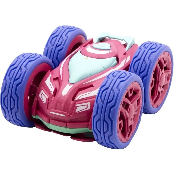 Voiture Télécommandée - EXOST - 360 Mini Flip Amazone 1:34 - 8 km/h - 10 cm - rose - des 5 ans