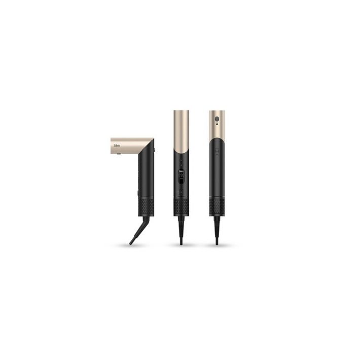 Multi-styler et seche-cheveux SILK'N SilkyAir Flex - Silencieux <80 dB - Bras rotatif - 5 accessoires