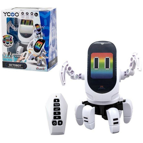 Robot radiocommandé - YCOO - Octobot RC - 19 cm - Multidirectionnel - 15 actions programmables - Des 5 ans