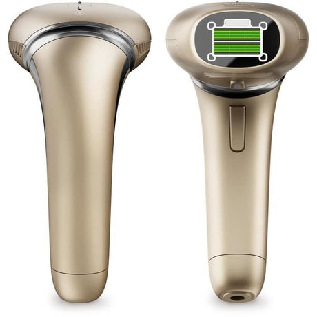 Epilateur a lumiere pulsée SILK'N 7 - Double lampe a tete rotative - 600.000 flash - 3 embouts de zone
