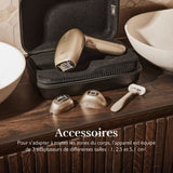 Epilateur a lumiere pulsée SILK'N 7 - Double lampe a tete rotative - 600.000 flash - 3 embouts de zone