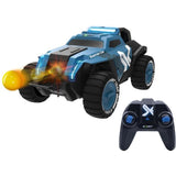 Voiture Télécommandée - SHOOTING CAR 24 Ghz - 1:14 - Shooting car lance missile - Rouge - 27 cm - Des 5 ans