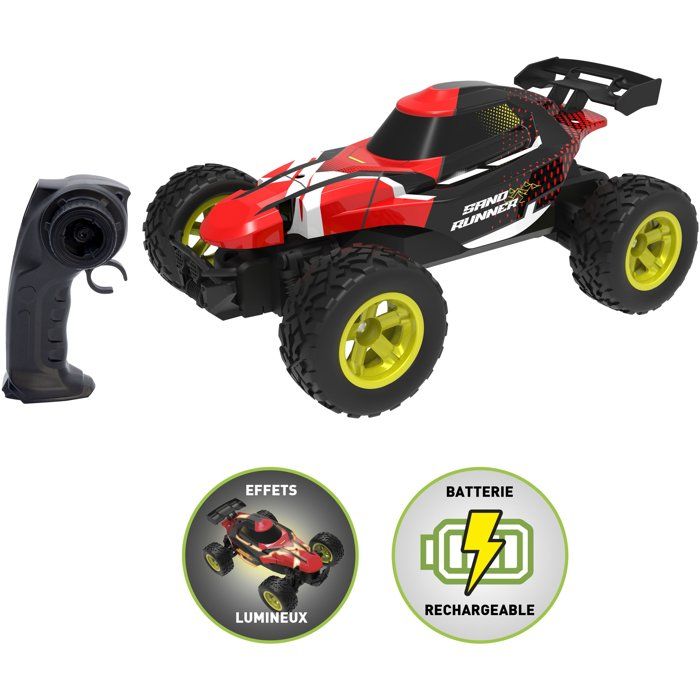 Voiture radiocommandée - EXOST - Sand Runner Mini Buggy - 2,4 GHz - Tout-terrain - 15 km/h - Batterie rechargeable - Dès 5 ans