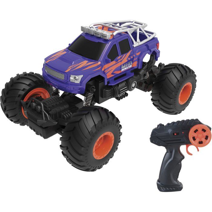 Voiture radiocommandée - EXOST - Mud Monster - Echelle 1/16 - 2,4 GHz - Gros pneus tout-terrain - Dès 5 ans