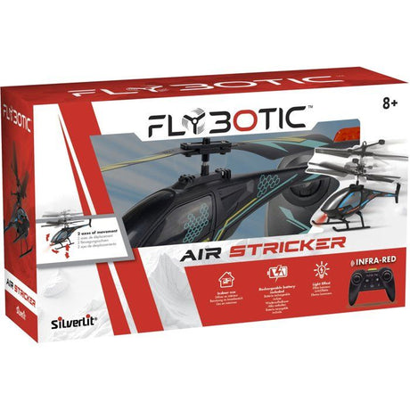 Hélicoptere radiocommandée - FLYBOTIC - Air Striker - Vol stable - Batterie rechargeable - Des 8 ans
