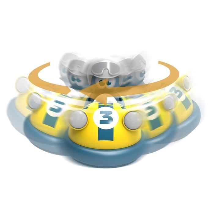 Auto-tamponneuse télécommandée TOOKO - Jouet pour enfant des 3 ans - Jaune