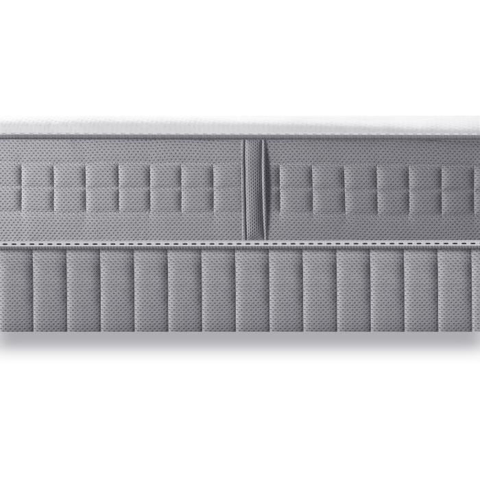 Matelas 160 x 200 SIMMONS - Hauteur 25 cm - Ressorts ensachés Sensoft - No Flip - Morphologique - Fabriqué en France -  SW3