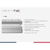 Ensemble matelas sommier 180 x 200 (Sommier 2x90) SIMMONS Hauteur 29 cm - Ressorts ensachés Sensoft - Fabriqué en France -  SW5