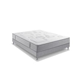Ensemble matelas sommier 140 x 190 SIMMONS Hauteur 25 cm - Ressorts ensachés Sensoft - Fabriqué en France -  SW3