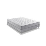 SIMMONS SW1 Ensemble 160 x 200 matelas + sommier - Ep. 23 cm - No Flip - Ressorts ensachés - Ferme - Fabriqué en France