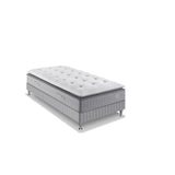 SIMMONS SW5 Ensemble 90 x 200 matelas + sommier - Ep. 29 cm - No Flip - Ressorts ensachés - Ferme - Fabriqué en France