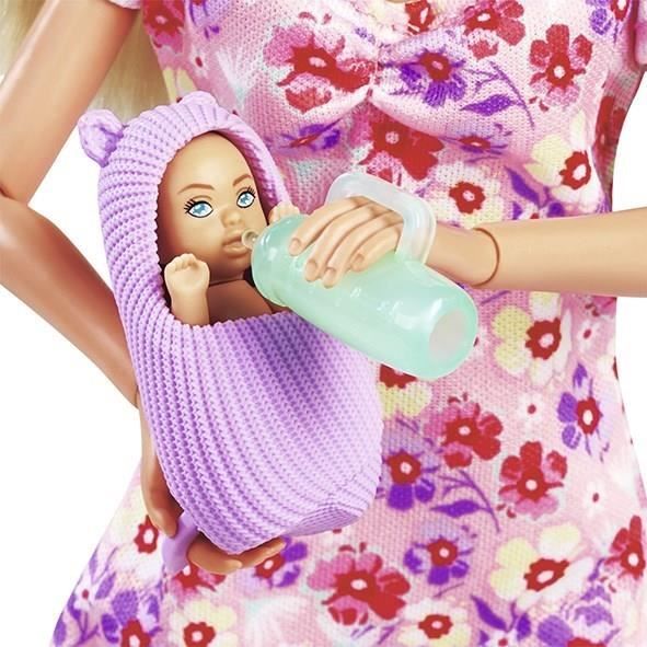 Smoby - Steffi Love - Future Maman - PoupÈe mannequin enceinte (29cm) - Accesoires pour bÈbÈ - Bouton pour faire grossir son ventre
