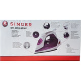 SINGER STI-1720 - Fer a repasser - Anti calcaire - Jet horizontal ou vertical - 2200 W - Semelle acier inoxydable