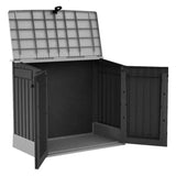 Coffre de rangement extérieur KETER en résine 880 litres Noir - Malle de jardin sans vérins