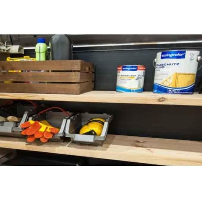 Coffre de rangement extérieur KETER en résine 880 litres Noir - Malle de jardin sans vérins