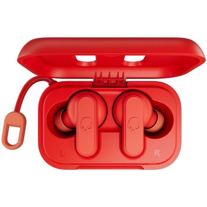 …couteurs sans fil - SKULLCANDY - DIME S2DMW-P752 - Rouge