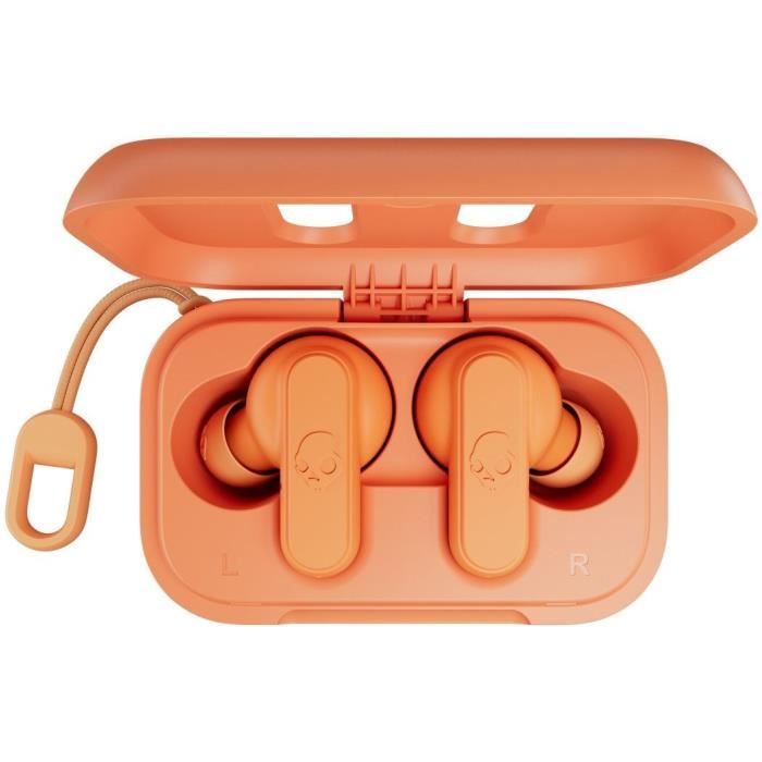 …couteurs sans fil - SKULLCANDY - DIME S2DMW-P754 - Orange