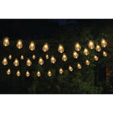 Guirlande solaire - SMART GARDEN - GloBulb - 10 Lumens - 40 ampoules - LEDs blanc chaud - Plastique - L 18.4 m