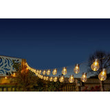 Guirlande solaire - SMART GARDEN - GloBulb - 10 Lumens - 40 ampoules - LEDs blanc chaud - Plastique - L 18.4 m