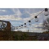 Guirlande solaire - SMART GARDEN - GloBulb - 10 Lumens - 40 ampoules - LEDs blanc chaud - Plastique - L 18.4 m