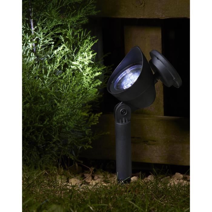 Pack de 4 spots solaires Prima SMART GARDEN - Lumiere directionnelle de 3 lumens