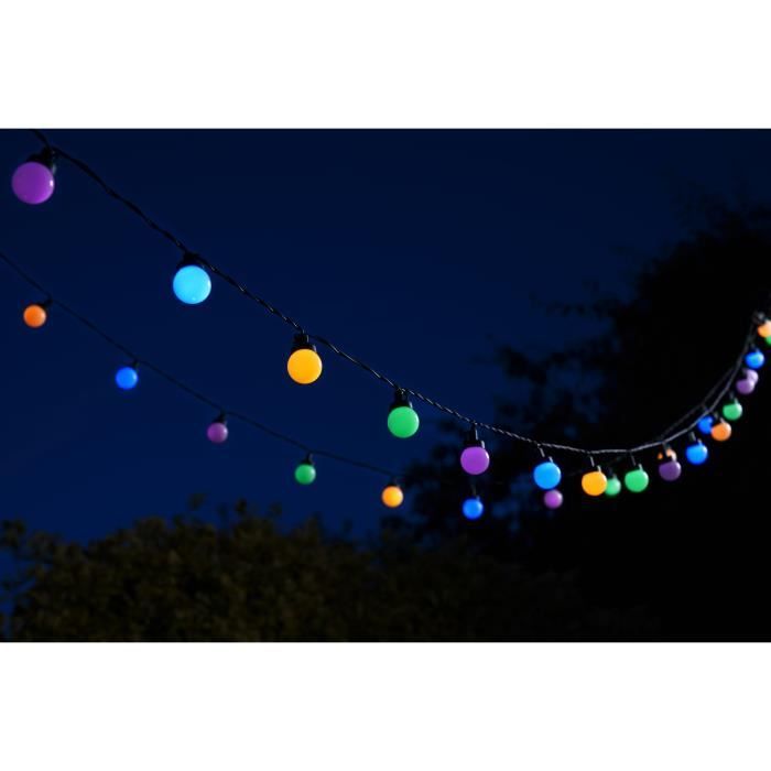 Guirlande Festoon - SMART GARDEN - MultiPower BT - 35 Lumens - 30 ampoules - Plastique - L 4.35 m