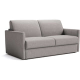 Canapé convertible express - 3 places - SMALL - Tissu gris - 168 x 98 x 86 cm