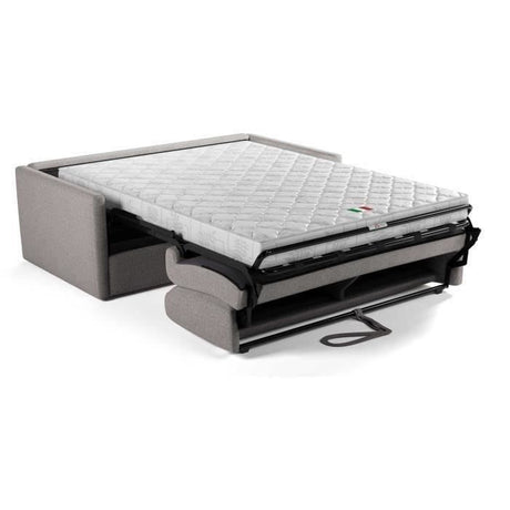 Canapé convertible express - 3 places - SMALL - Tissu gris - 168 x 98 x 86 cm