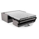 Canapé convertible express - 3 places - SMALL - Tissu gris - 168 x 98 x 86 cm