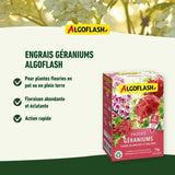 ALGOFLASH NATURASOL Engrais Géraniums, Fleurs de Massifs et Balcons - 1 kg