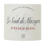Le Seuil de Mazeyres 2022 Pomerol - Vin rouge de Bordeaux