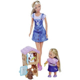 SIMBA - Steffi Love - Famille Lapin + Evi love -Poupée mannequin