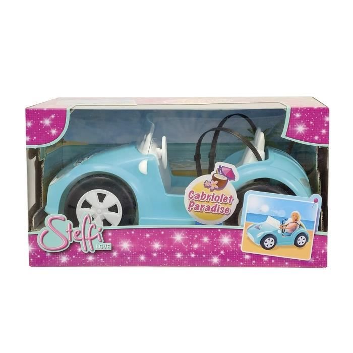 SMOBY - Cabriolet Paradise Steffi Love - Pour Poupée Mannequin de 29cm - Des 3 Ans