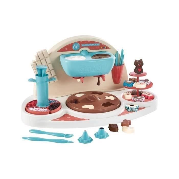 Atelier chocolat - SMOBY - Chef Chocolat Factory - 10 accessoires - Livre de recettes - Des 5 ans