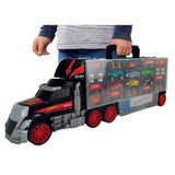Camion transporteur de voitures - Dickie Toys - Truck Carry Case - 7 véhicules die-cast - 62cm