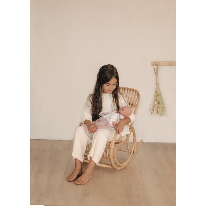 SMOBY - Baby Nurse Turbulette pour poupons jusqu'a 42cm - Porte-bÈbÈ en tissu rÈglable