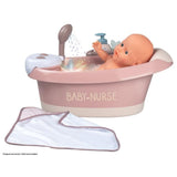 Baignoire balnÈo pour poupon jusqu'a 42 cm - Smoby Baby Nurse - Jets d'eau et bulles - Lumieres LED - FabriquÈ en France