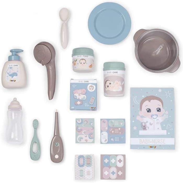 SMOBY - Baby Nurse Grande Maison des BÈbÈs - Cuisine, Salle de Bain et Chambre - FabriquÈ en France