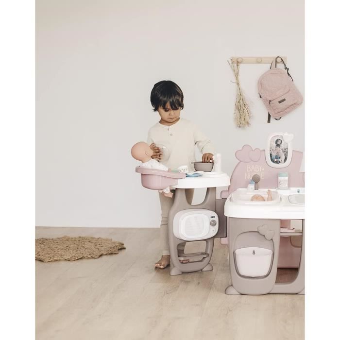 SMOBY - Baby Nurse Grande Maison des BÈbÈs - Cuisine, Salle de Bain et Chambre - FabriquÈ en France
