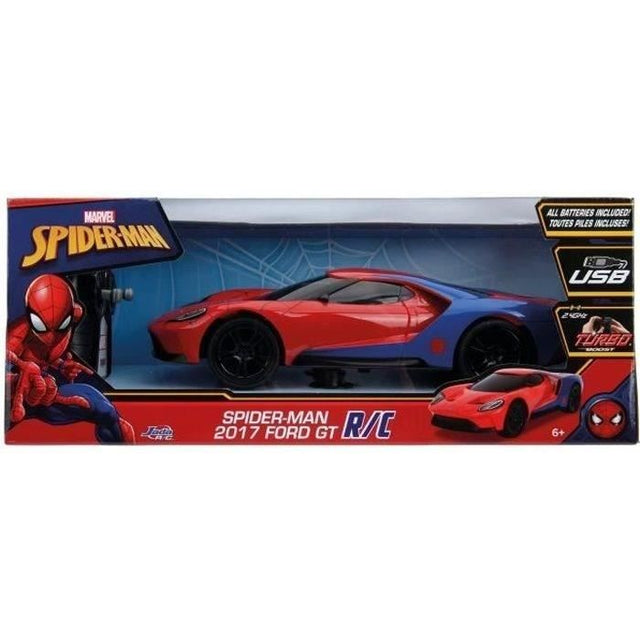 Dickie Toys - Voiture Ford GT - Spiderman radiocommandée 1/16