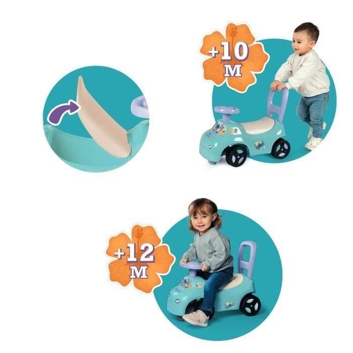 SMOBY - Stitch Porteur Auto - des 10 mois