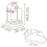 Baby Nurse - Douche - Cape de bain + pousse mousse - Douchette amovible et focntionnel - Pour poupons jusqu'a 40 cm