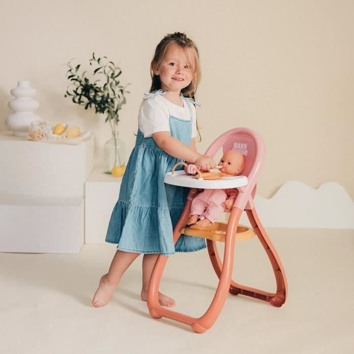 SMOBY - Baby Nurse - Chaise haute - des 18 mois