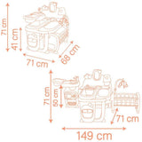 SMOBY - Baby Nurse - Grande maison des bébés pour poupons - 19 accessoires - des 3 ans