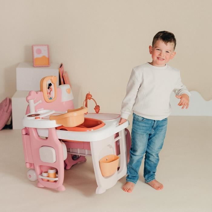 SMOBY - Baby Nurse - Grande maison des bébés pour poupons - 19 accessoires - des 3 ans